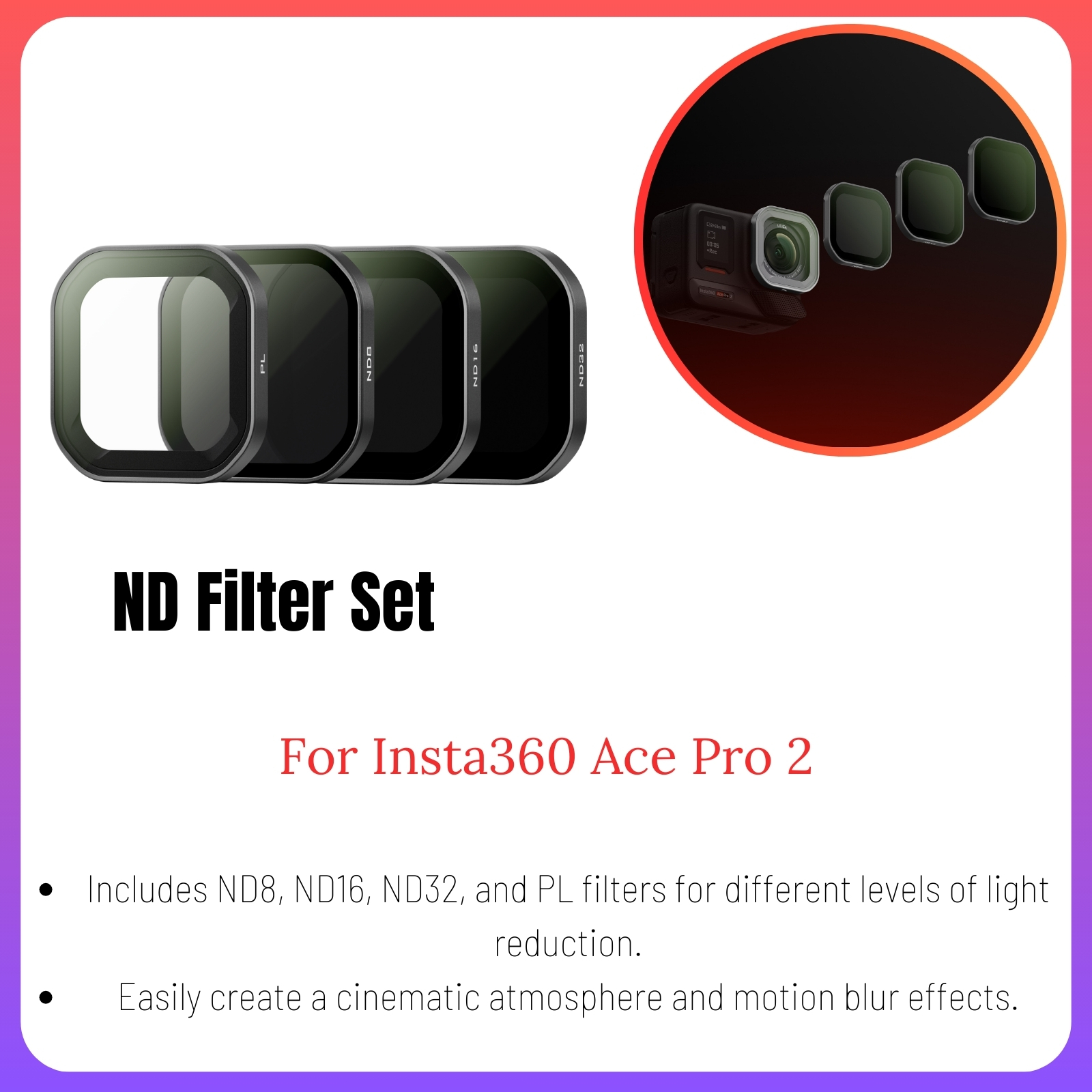 Insta360 Ace Pro 2 accesorios protector de lente Original Mini funda de cámara GPS cargador de batería remoto montaje de zapata fría adaptador de micrófono engranajes