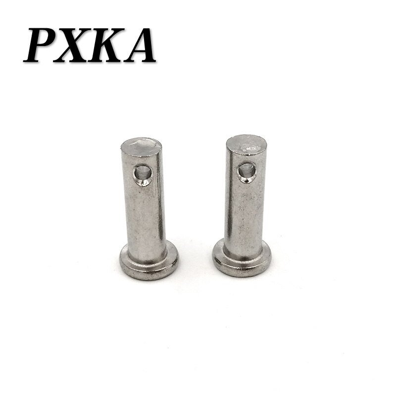 M3M4M5M6M8M10mm 304 stainless steel pin/flat head pin with hole/bolt/pin/cylindrical pin/anti-rust and anti-corrosion