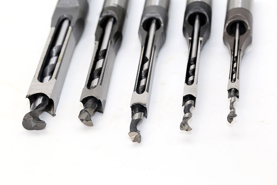 1pc HSS Square Hole Saw Mortise Chisel Wood Drill Bit with Twist Drill