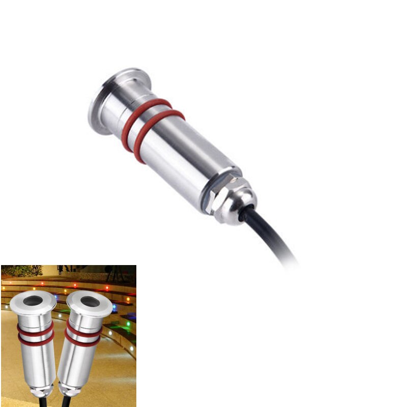 Mini Spot Led extérieur encastré 1W lumière Led souterrain 12v Led pont lumières Led Grondspots étanche terrasse extérieure lampadaire