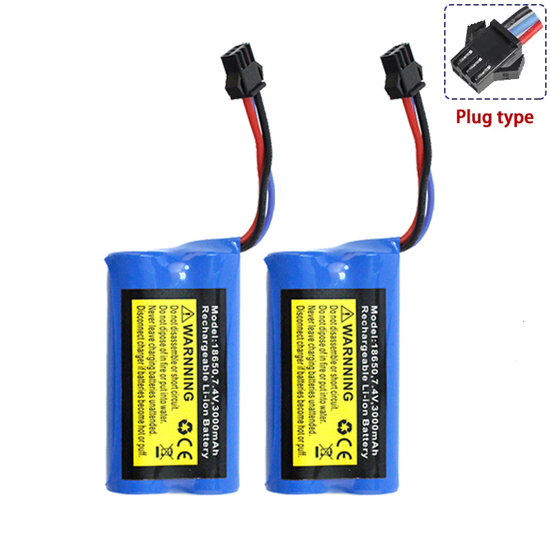 7.4V 3000mah Battery Charger MN82 Remote Control Car Battery MN128 MN78 LC79 for MN168 MN99S MN98 RC Stunt Car SM3P: Dark Khaki
