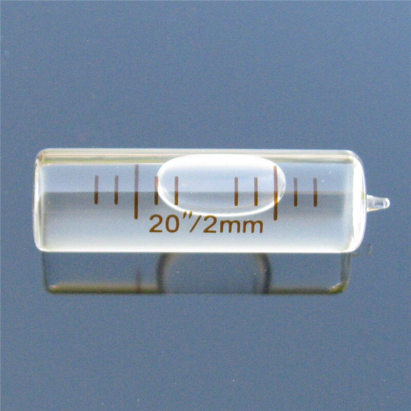 High precision glass tube horizontal bead Theodolite leveling water bubble High Borosilicate Glass Level diameter 11mm: 11x38(0.1)2