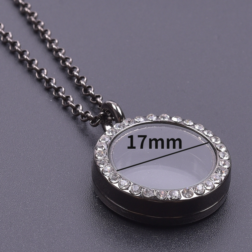 1Pc 25-40mm Clear Ronde Living Foto Medaillon Hanger Kettingen Diy Glas Gedenkteken As Glazen Urn medaillon Vrouwen Collares Sieraden