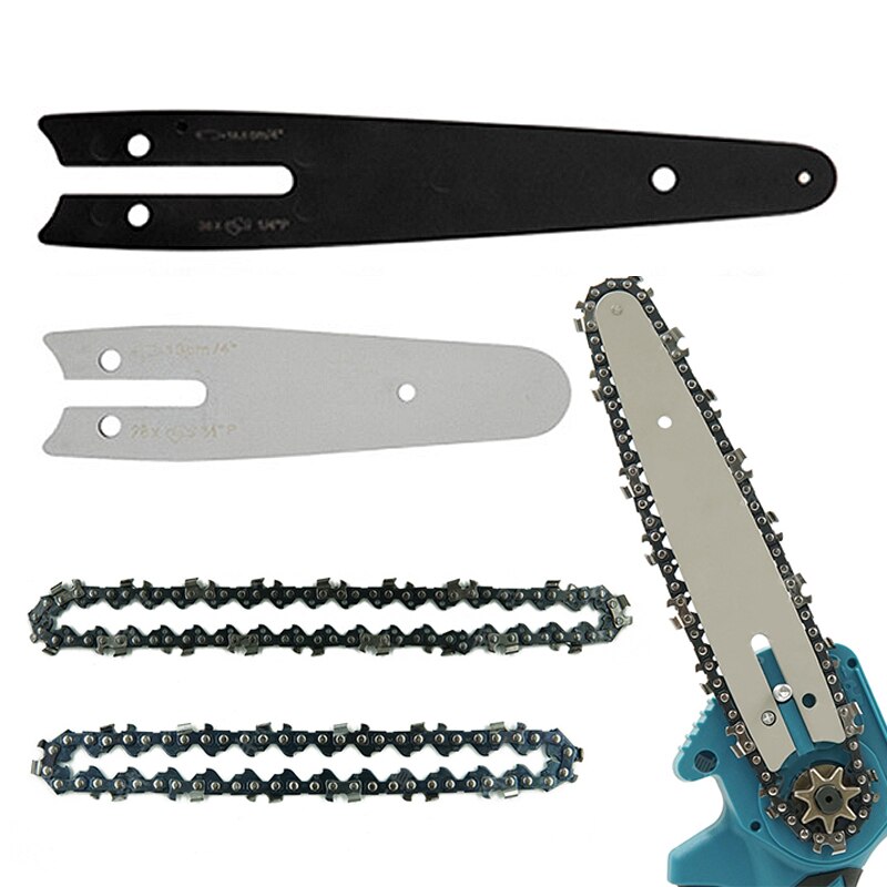 4 6 Inch Chains for 4/6 Inch Electric Saw Chainsaw Chain 6 Inches Electric Saw Parts,4 6 Inch chainsaw guide plate
