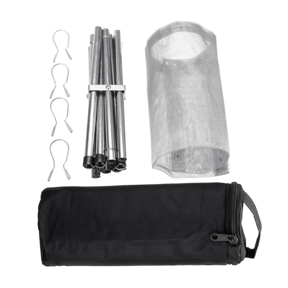 Portable fire pit outdoor camping folding mesh fire pit portable fireplace can clean environmental protection steel material