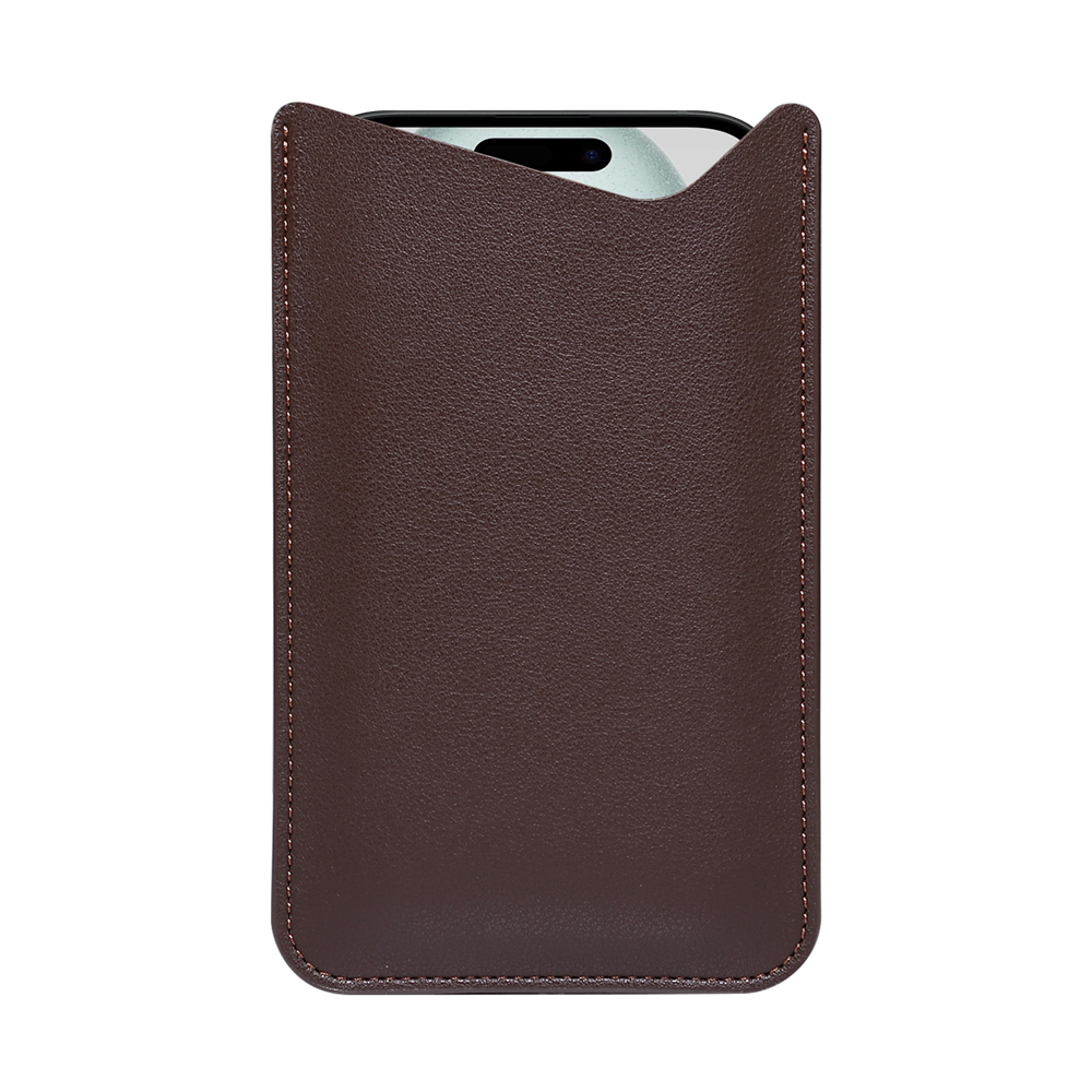 Leather Fabric Mobile Phone Bag For iPhone 15 14 13 Pro Max Samsung Xiaomi Huawei PU Protective Universal Cell Phone Pouch Cover: aluminum / Beige