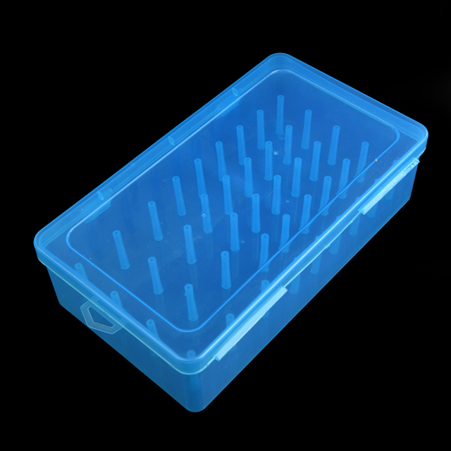 Naaigaren Opbergdoos 42 Stuks Spoelen Spoel Draagtas Container Holder Craft Spool Organizing Case Naaien Opslag: BLUE / 3set