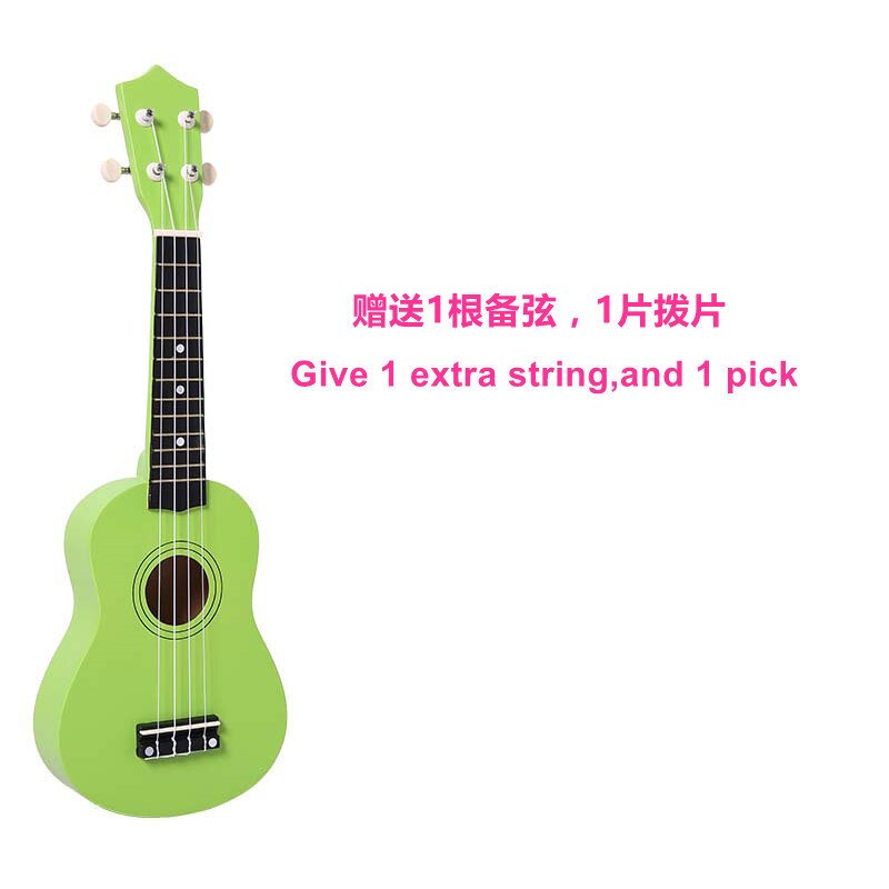 Sevenangel Ukulele 21 Inch Kinderen Ukelele Sopraan 4 Strings Hawaiian Sparren Basswood Gitaar Uke Kids Muziek Instrument