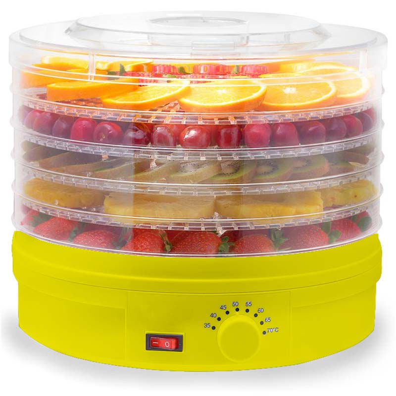 Secador de frutas eléctrico, deshidratador casero de alimentos