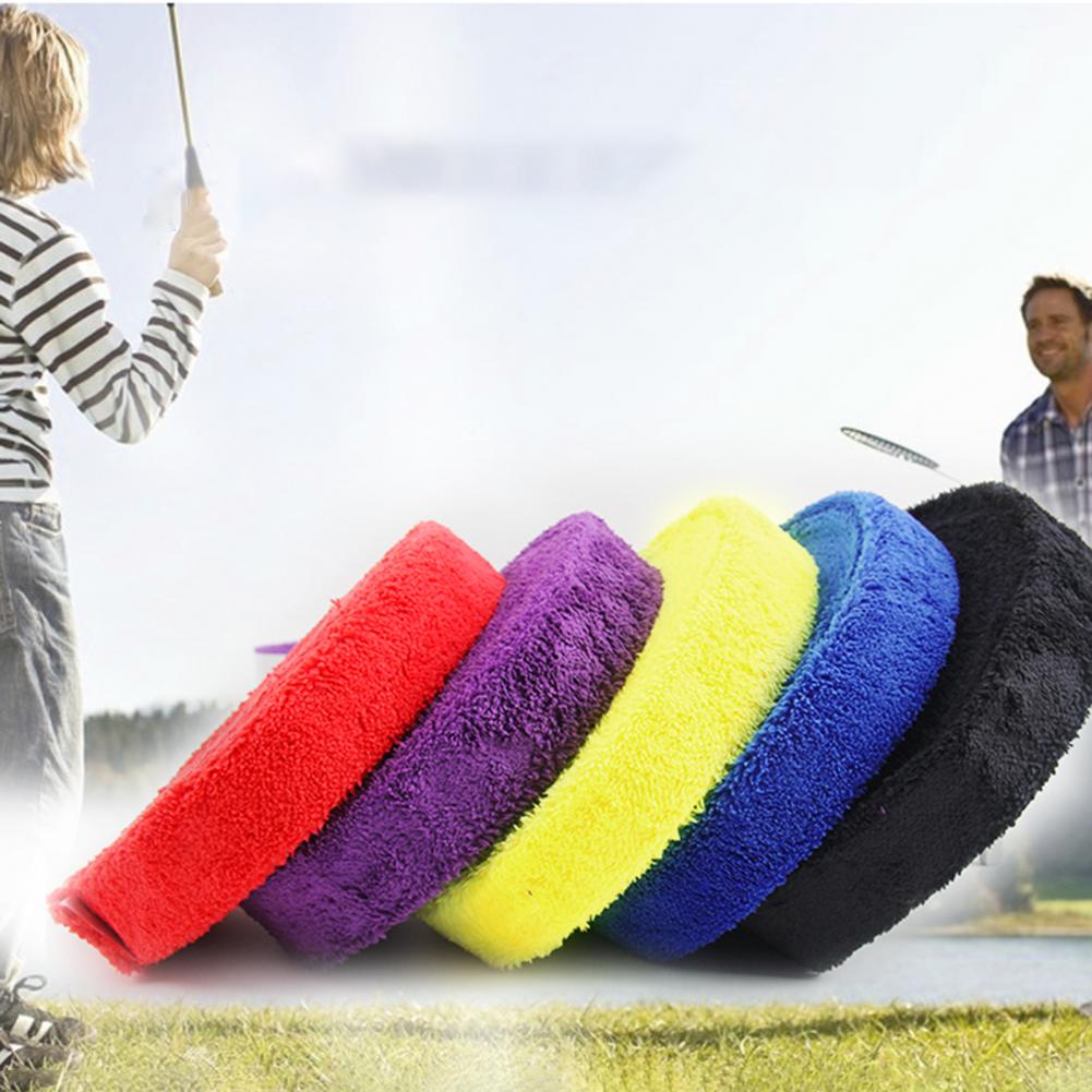 Badminton Tennis Racket Handle Grip Absorb Sweat Anti-slip Wrapping Towel Band Fishing Skidproof Sweat Band grip