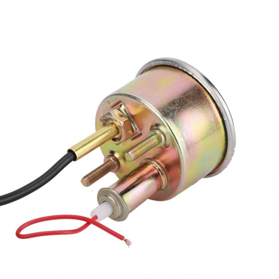 Metal Car 52mm Mechanical Water Temperature Temp Meter Gauge 38-104 degrees 12V Yellow Light Car Water Temperature Meter