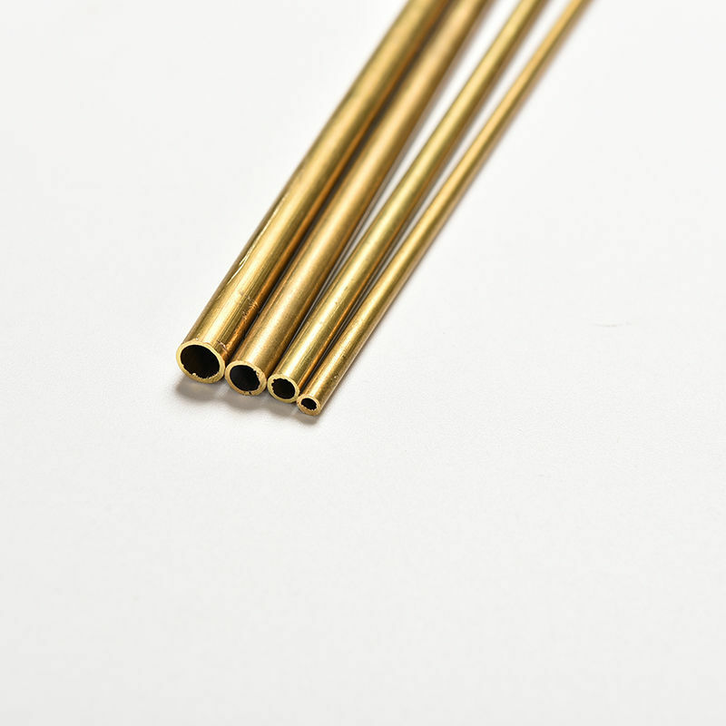 Mässingsrör rörrör rund ytterdiameter 2mm 3mm 4mm 5mm lång 300mm vägg 0.5mm