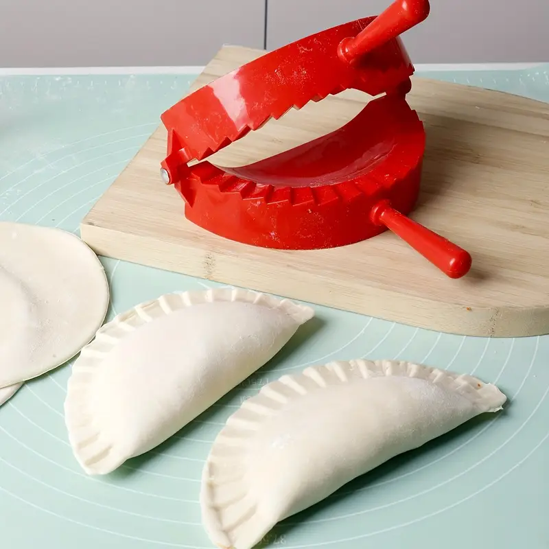 Professionele Dumpling Maker Mold-Ergonomisch handvat, duurzaam plastic, meerkleurig voor dumplings, koekjes, gebak te gebruiken keukengereedschap