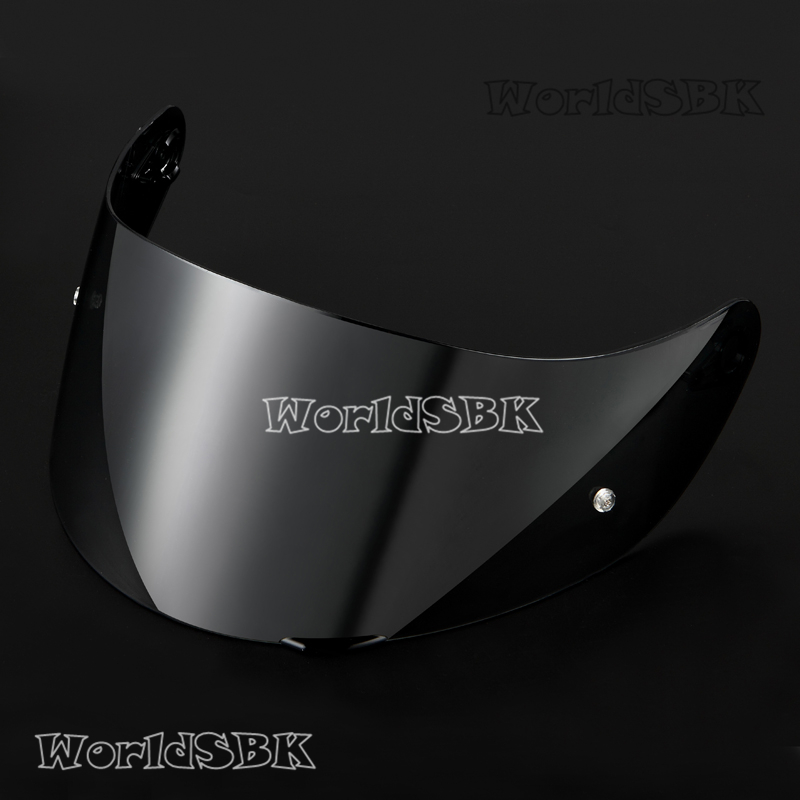 Helmvisier für AGV K1 K5 K3SV Motorrad abnehmbare Helmbrille Motorradhelmlinse: Schwarz