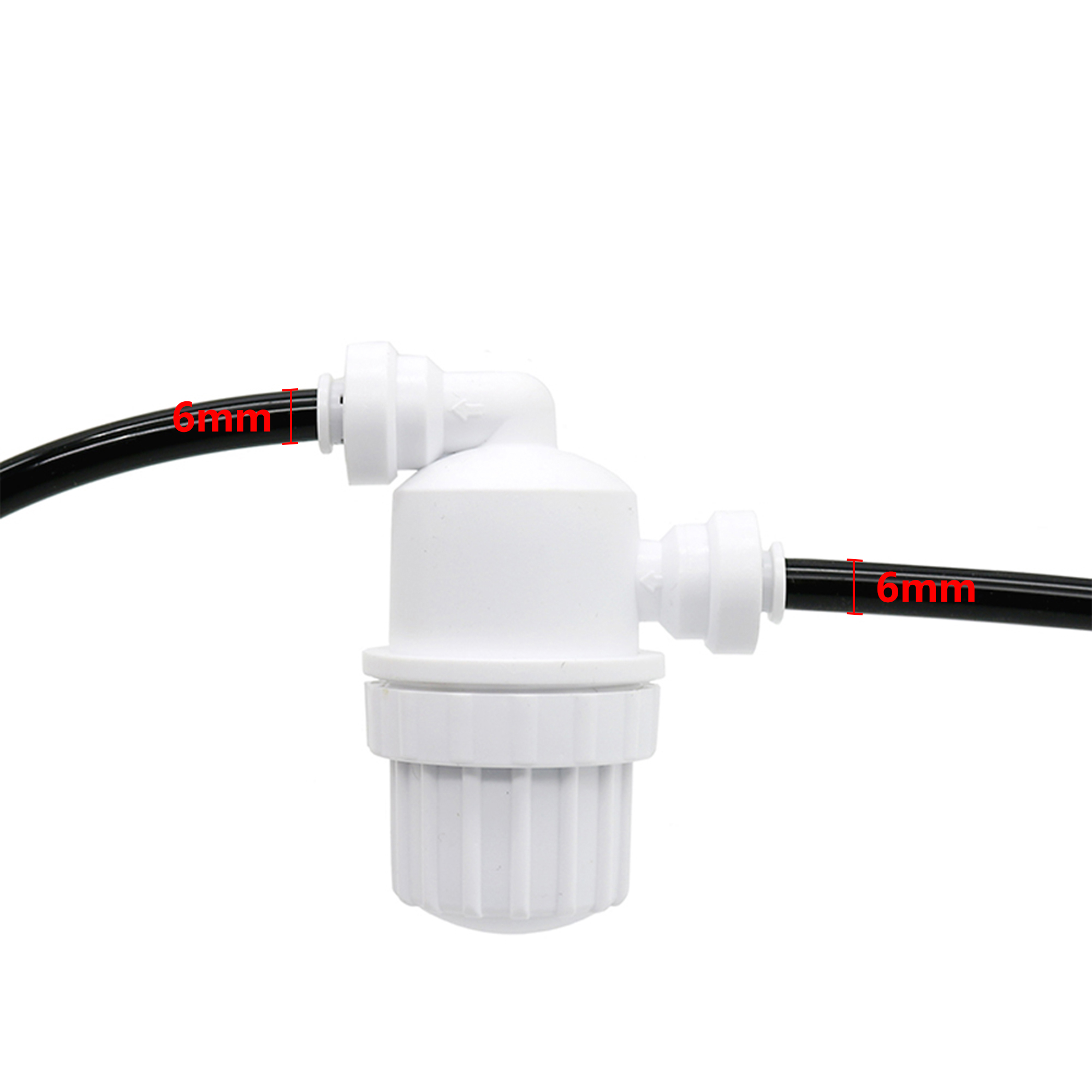 Microfiltro de agua para jardín de 1/4 ", malla de acero inoxidable, filtro de 40 micras, ajuste de deslizamiento rápido de 9,52mm, filtro de manguera de riego para jardín