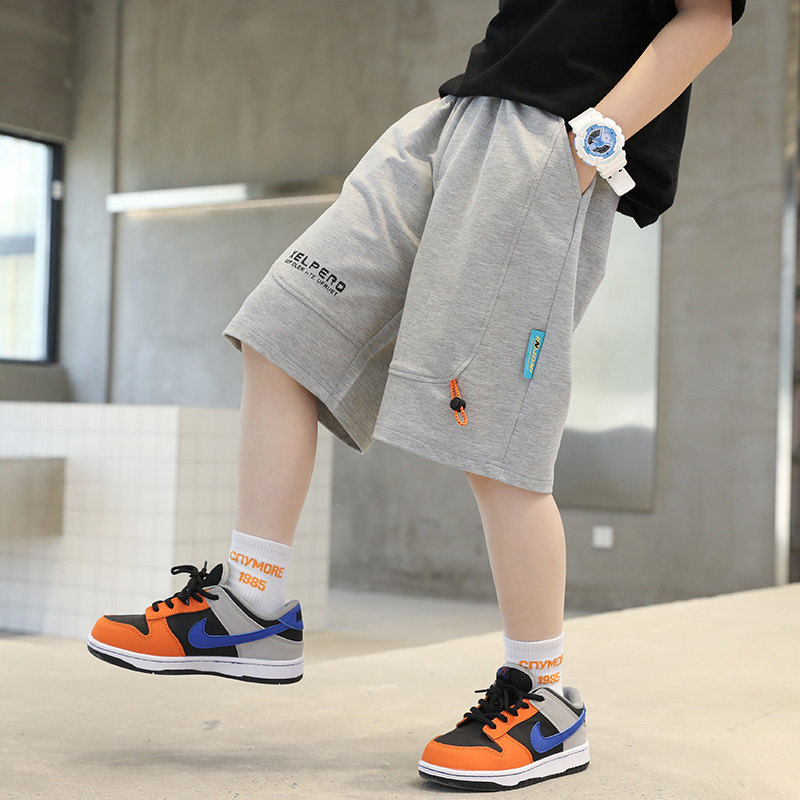Pantaloncini sportivi per bambini estate Casual cotone nuovi arrivi abiti moda pantaloni elastici in vita pantaloni corti allentati per studenti 5-14 anni