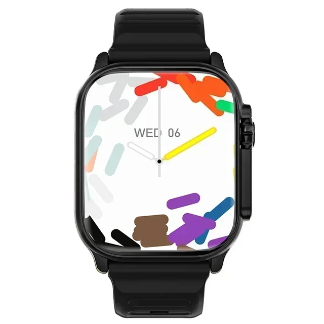 Xiaomi T900 Ultra 2 Astuto Della Vigilanza Degli Uomini 49 millimetri Serie 8 "Schermo AMOLED NFC Bussola Impermeabile Per Apple Orologio IWO Ultra 8 Smartwatch: Black