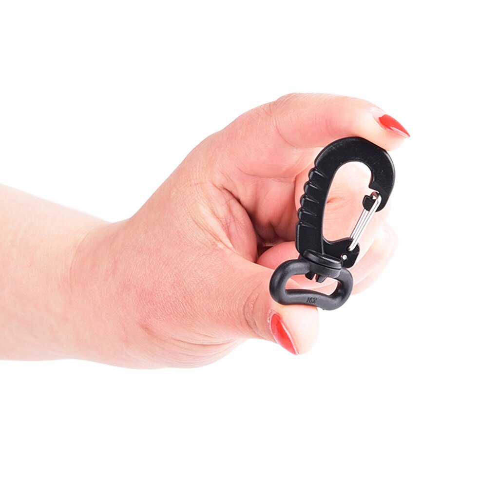 10Pcs Plastic Lobster Clasp Strap Swivel Rotary Buckle Hook For Backpack Bag Outdoor Camping Hiking Tools