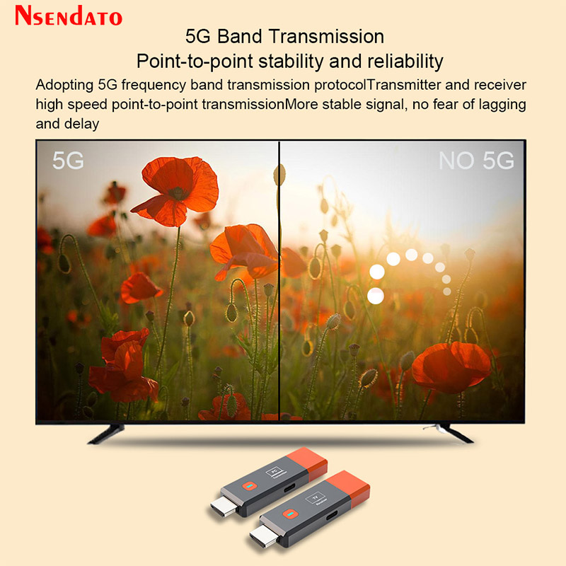 HDMI Wireless Transmitter And Receiver 1080P 50M HDMI Wireless Video TV Stick Display Extender For Camera Laptop PC to TV