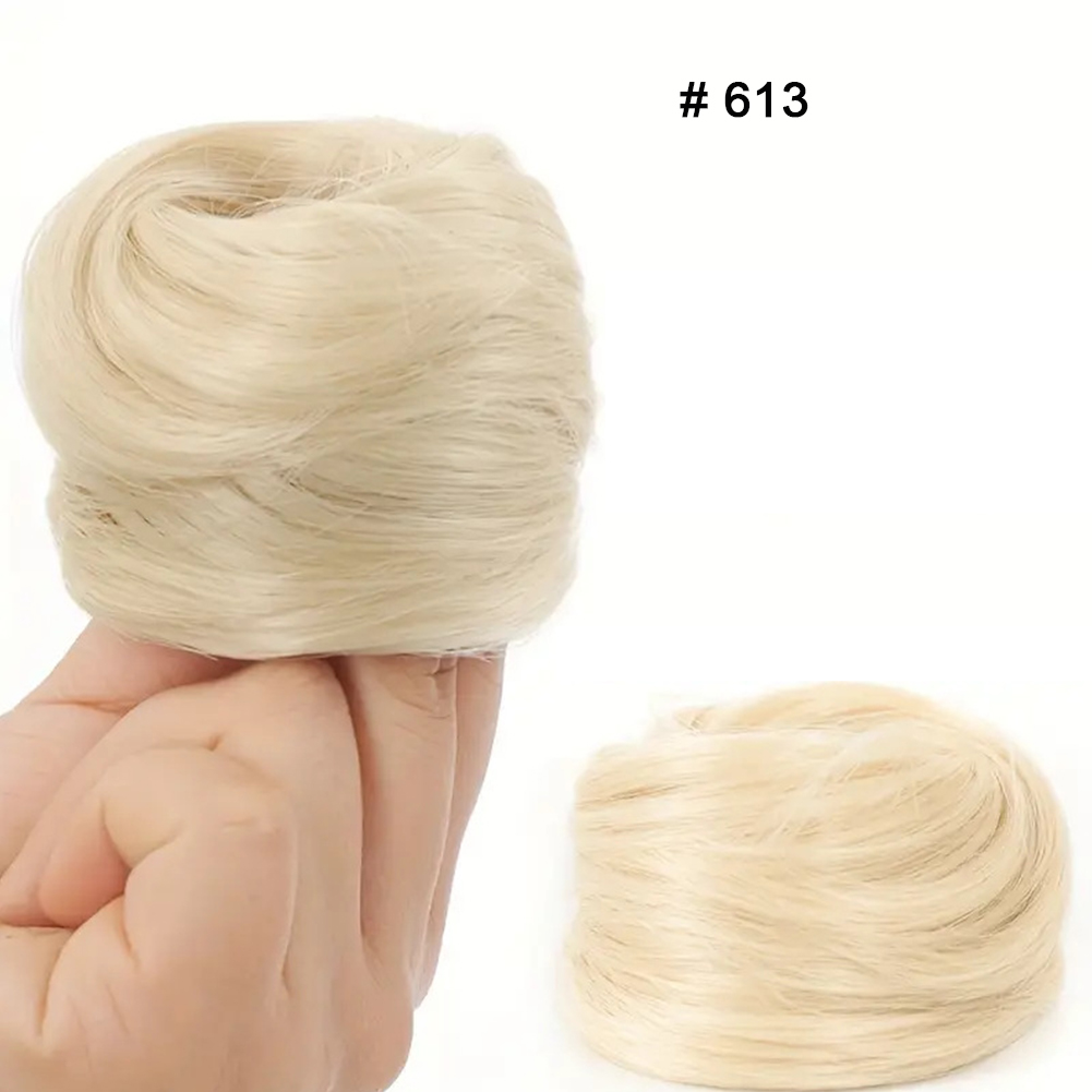 1 Stck synthetischer Haarknoten, gerader Chignon,...  Grandado