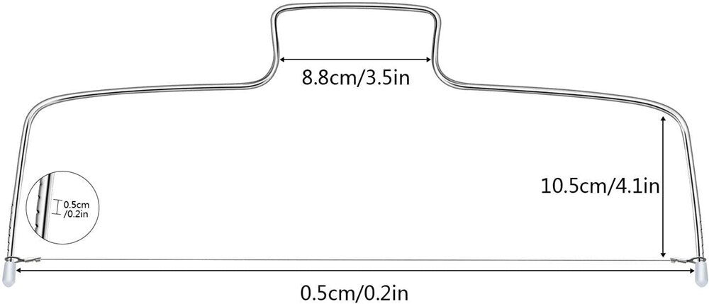 1Pcs Single Double Line Cake Cut Slicer Adjustable Stainless Steel Bread Divider Pastry Knife Reusable DIY Baking Tools for Cake