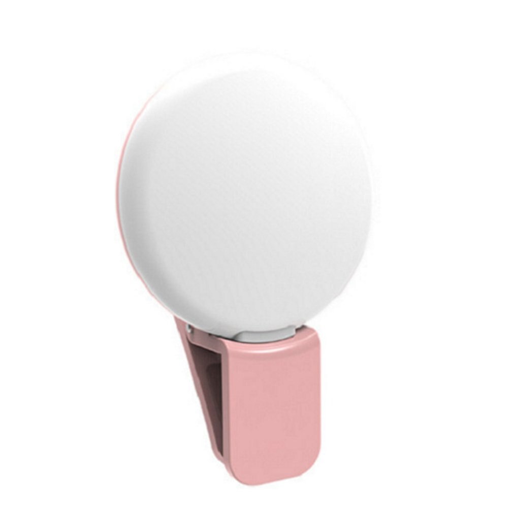 Selfie Flash Led Clip móvil Selfie para teléfono luz de la noche la luz de relleno de mujer de belleza lámpara temporizador