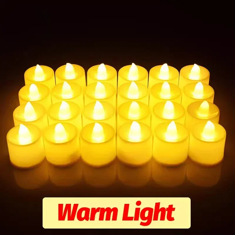 Velas electrónicas LED, velas parpadeantes sin llama, velas de deseos alimentadas por batería, iluminación decorativa para de boda y hogar: Blanco frío / Gris oscuro