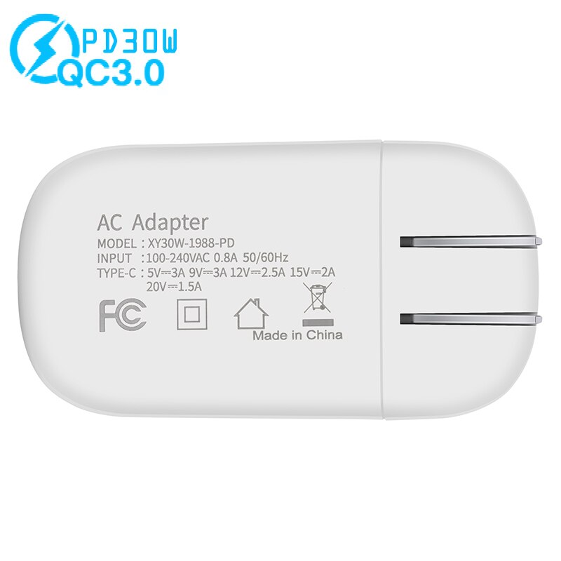 Szybka ładowarka 30W PD 3.0 typ c ładowarka PowerPort Mini Compact dla iPhone13 12 ładowarka usb dla xiaomi 12 dla Samsung