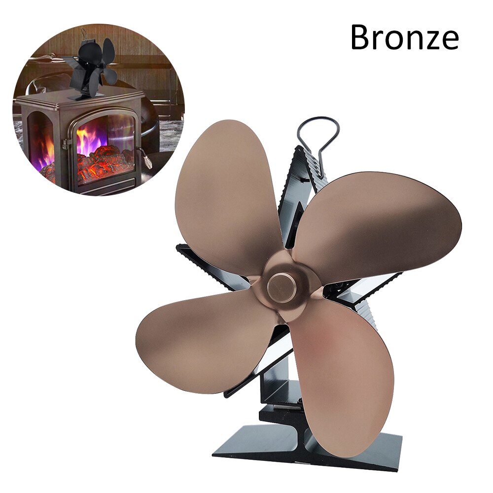 6 Blade Mini Houtkachel Ventilator Log Brander Fan Houtbrander Open haard Ventilator Brandventilator voor Houtbrander/Log Brander/Open haard 6 Blade Mini Houtkachel Ventilator Log Brander Fan Houtbrander Open haard Ventilator Brandventilator voor Houtbrander/Log Brander/Open haard