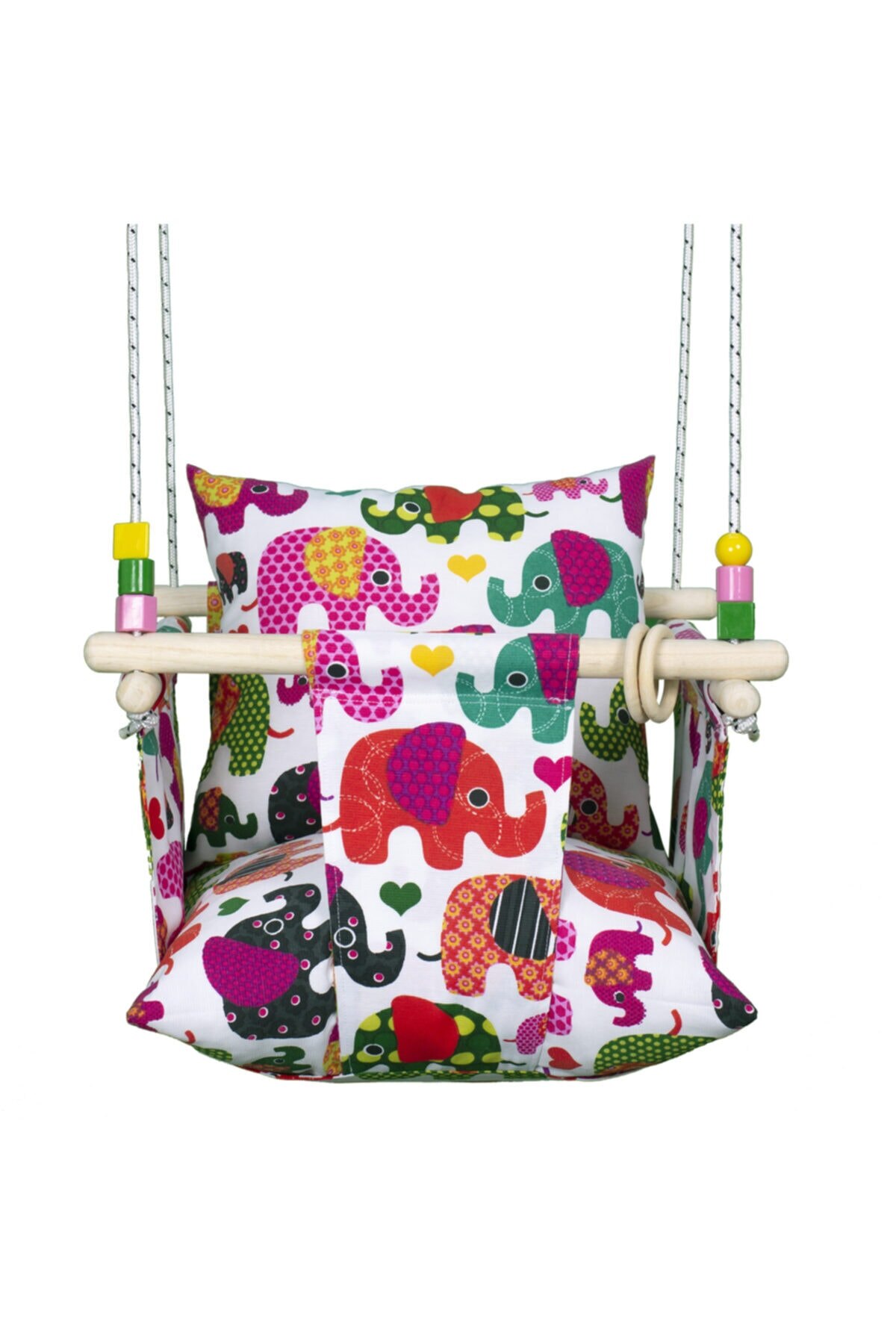 Baby Kids Garden Swing Hammock Ceiling Swing Home Swing Cradle Swing - Elephants