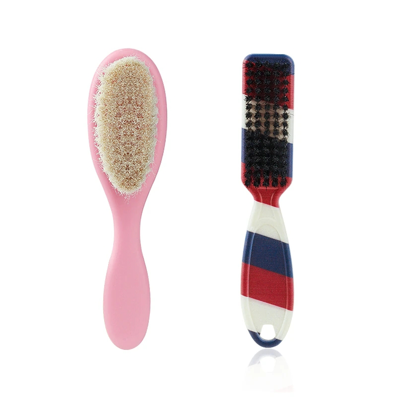 cepillo de afeitar para peluquero, cepillo para quitar el cuello, cepillos de pelo de caballo, herramientas de estilismo para limpieza de salón de bigote facial