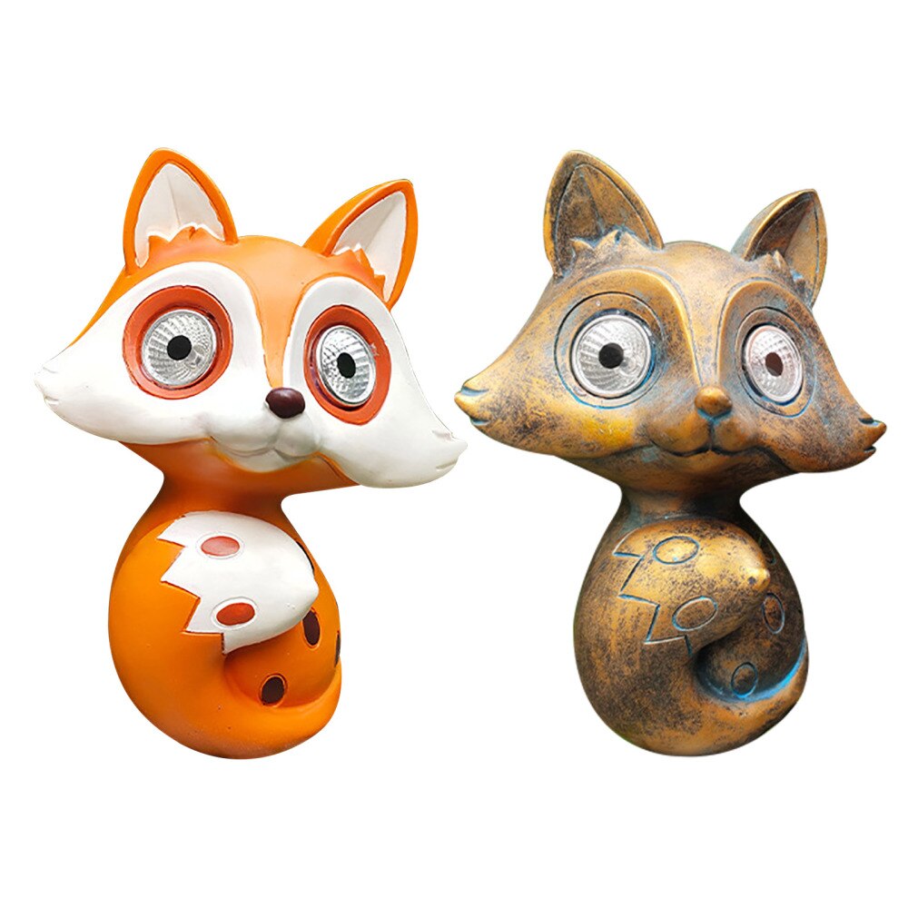 Solar Statue Garden Art Outdoor For Patio Lawn Cute Walkway Home Decorative Waterproof