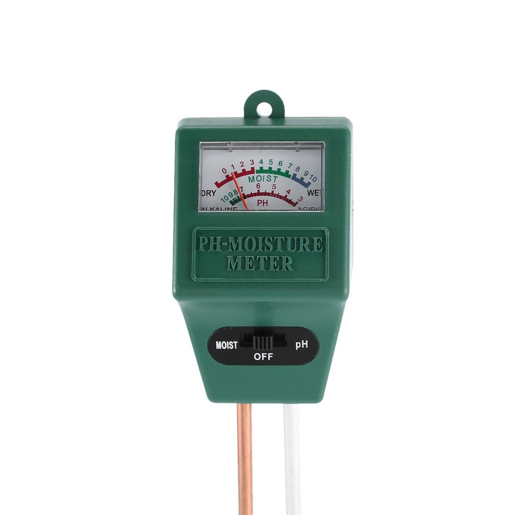 2 In 1 Soil Hygrometer Dual-Probe Soil Tester Garden Moisture Soil PH Light Intensity Meter Tester Tool