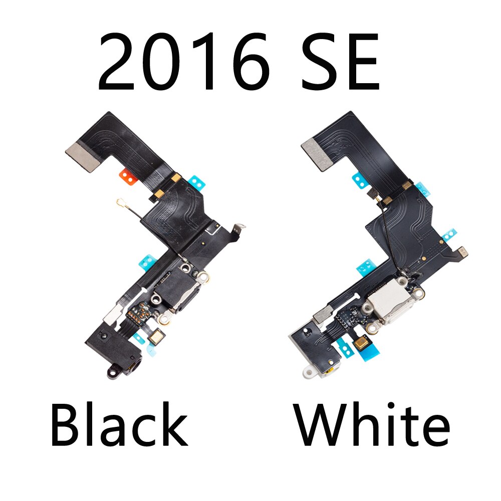 10 sztuk/partia ładowania Flex Cable dla iPhone 7 8 Plus XR XS max X USB ładowarka Port złącze dokujące z mikrofonem Flex Cable: 2016 SE Mix color