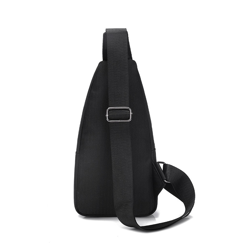 Chest Bag Men's Korean casual mini slant bag nylon waterproof Oxford cross men's bag small one-shoulder carry-on bag for men