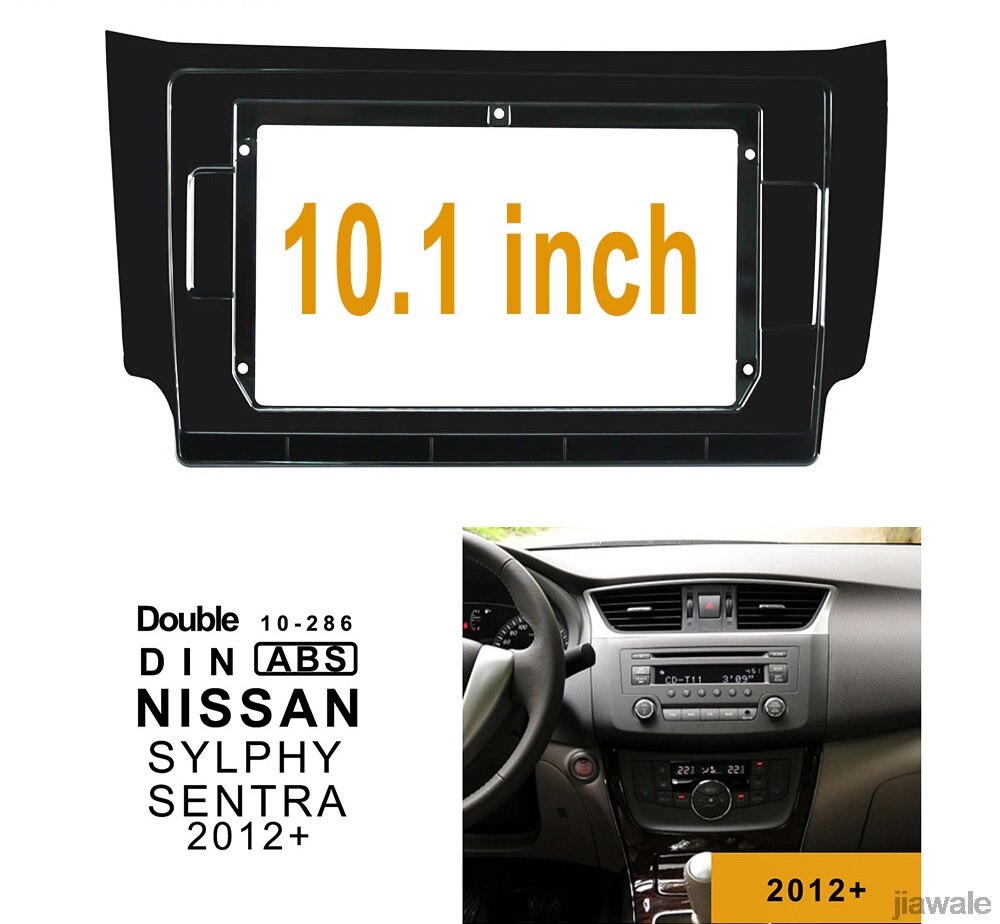 10.1 "Quad-nucleo 2.5D Ips Dello Schermo di androide 10 auto Gps Radio di Navigazione per Nissan Sentra, pulsar, sylphy 2013-2016: lucido nero