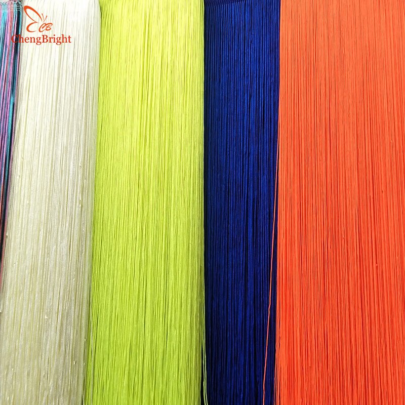CHENGBRIGHT-adorno de flecos para vestido latino, accesorios de ropa de escenario, artesanía de borlas, 10 yardas, 50cm de ancho