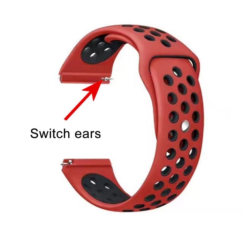 Silikonirannekehihna huami amazfit pace/stratos 2 2s/ samsung gear  s3 vyö xiaomi amazfit bip nuorisohihnalle