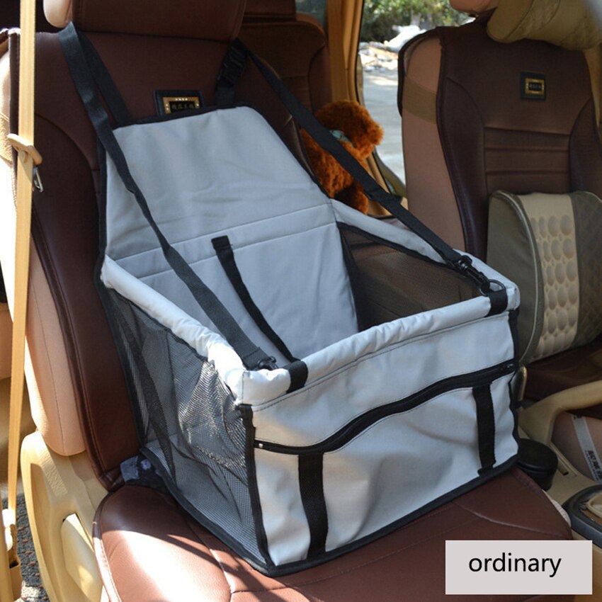 Bolsa de transporte para perro, cesta para asiento de coche, segura para casa, gato, cachorro, cesta de viaje