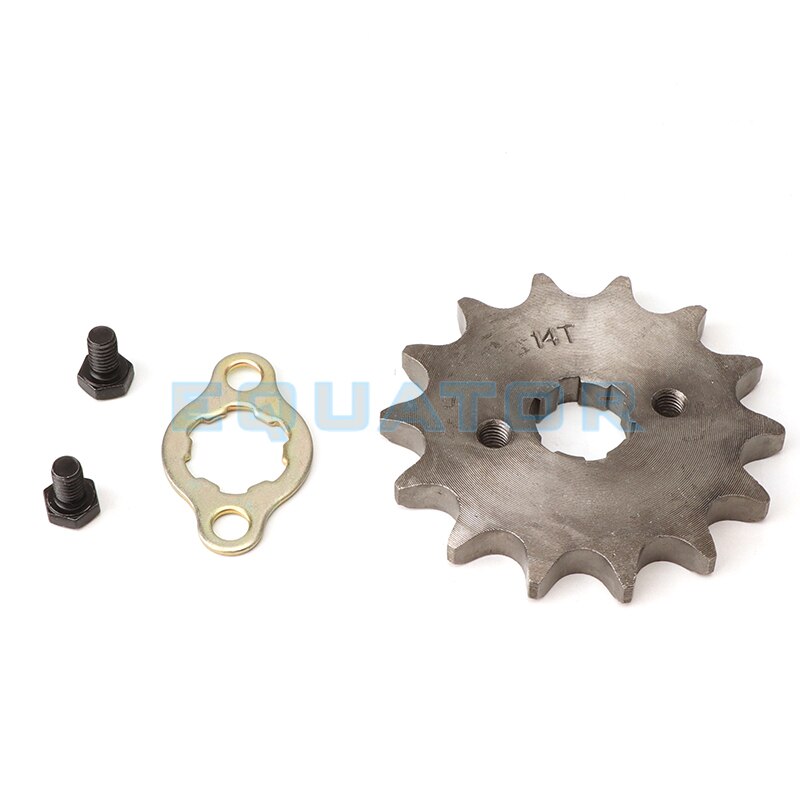 530 Ketting 20Mm 10 11 12 13 14 15 16 17 18 19 20 21 Tanden Voor Motor Tandwielen voor 200 250cc Dirt Bike Atv Quad Buggy Motor: 14T