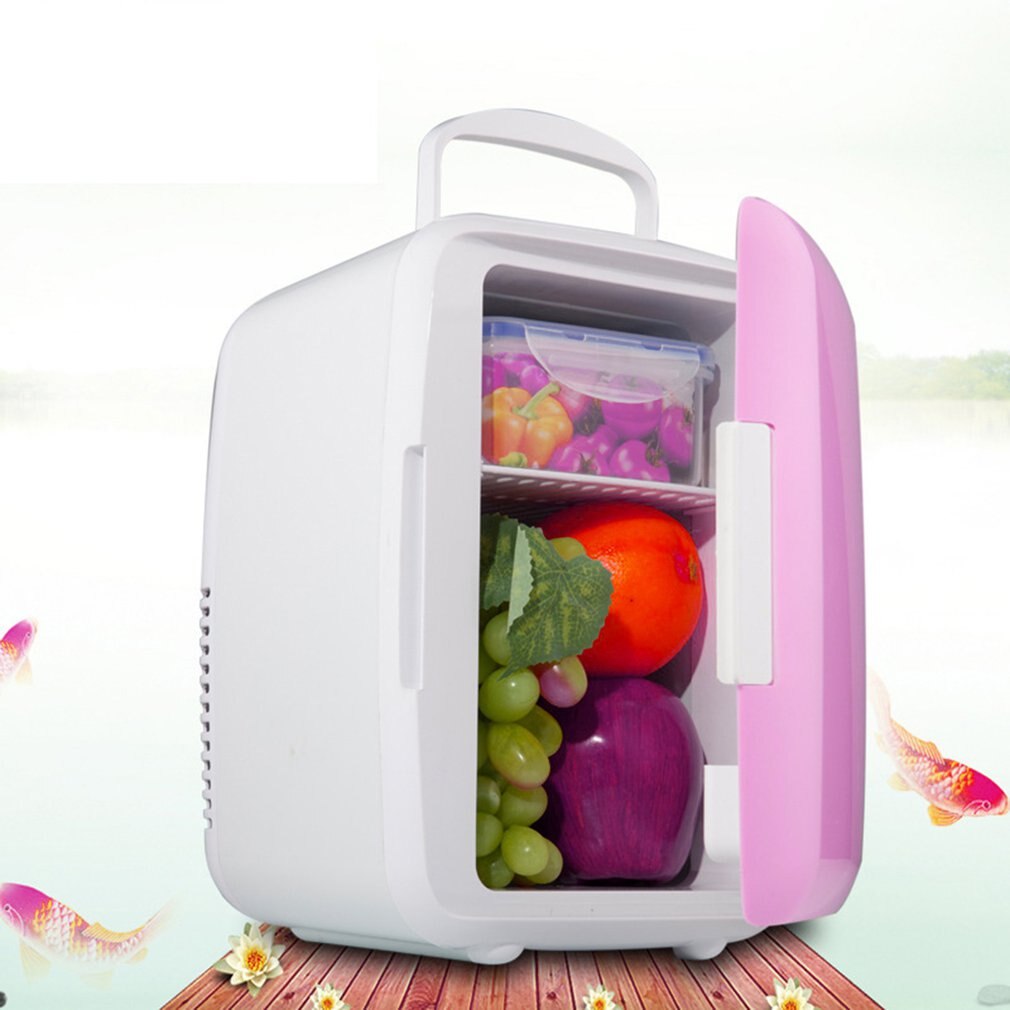 Energy Saving and Eco-Friendly practical Car Portable Mini Drink Cooler Car Travel Cosmetic Fridge