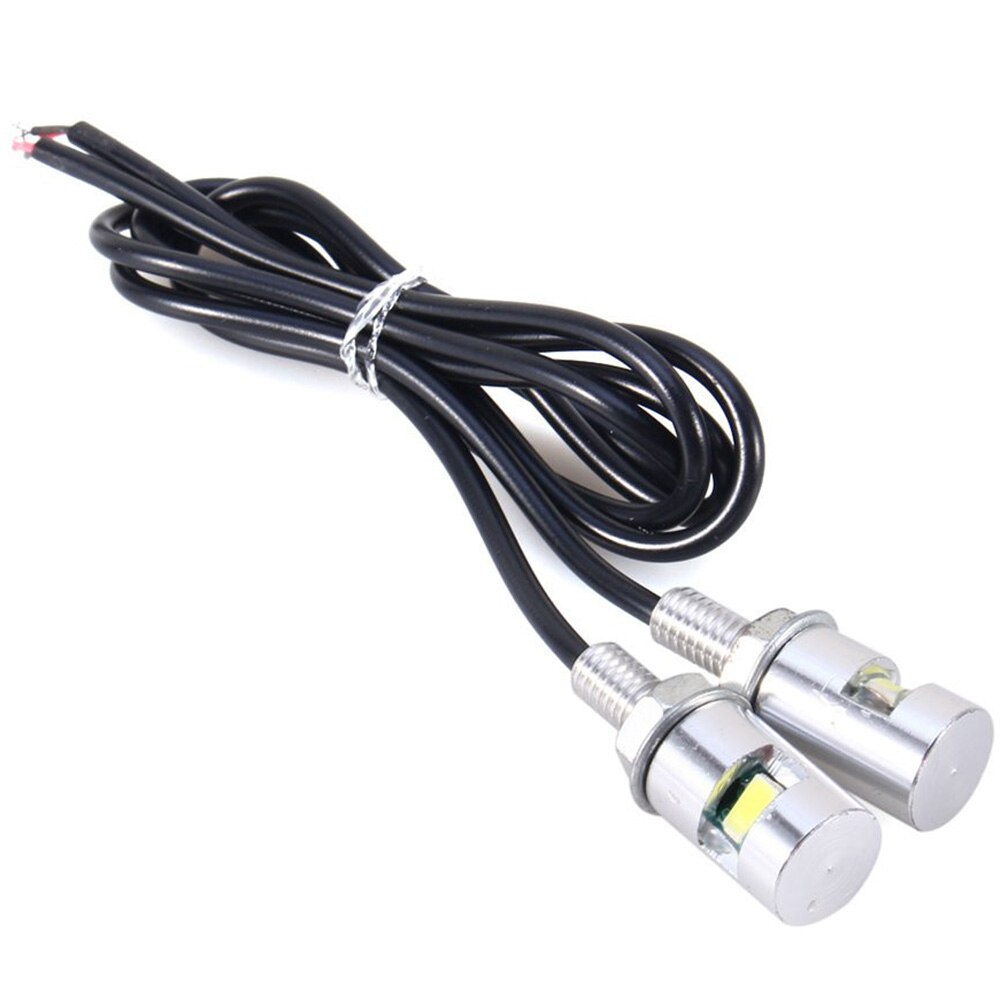 4Stck Universal- Auto Helle 5630LED Motorrad Metall Lampen Schraube Bolzen Lampe hoch Energie SMD 12V Lizenz Platte Lichter langlebig Styling