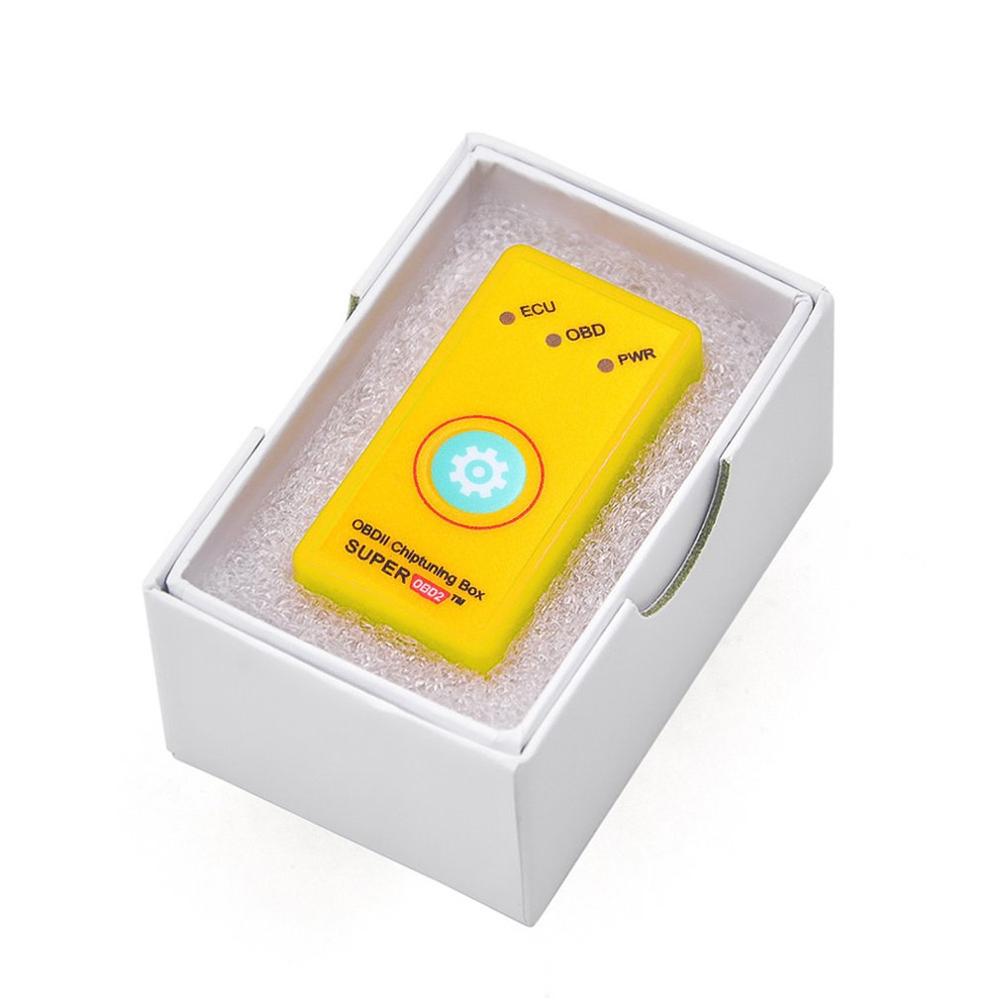 Power Prog Plastic Eco Obd2 Car Power Booster Optimized Fuel Saver Tuning Box Interface For Fuel Economy