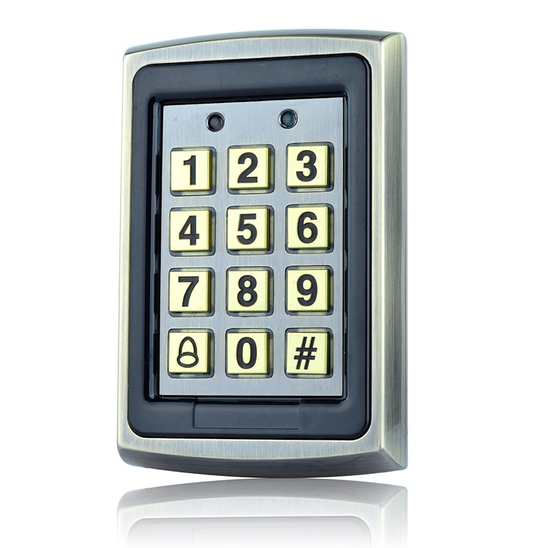 RFID card password Metal Access Control Keypad Waterproof Outdoor Door Opener Electronic Lock System for Home/ hotel/ office