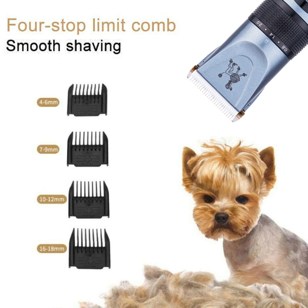 Dog Shaver Clippers Low Noise Rechargeable Cordless Electric Quiet Hair Clippers Hair Trimmer Cutting Machine