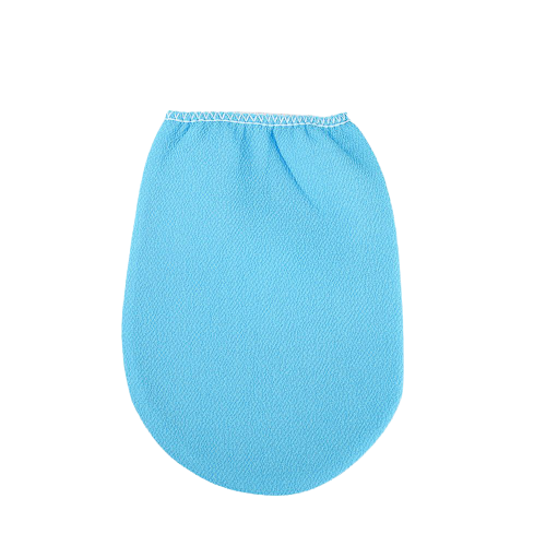 Manopla Exfoliante para Hammam marroquí, guante Exfoliante para la preparación de la ducha, duradero, para masaje corporal y Facial, 1 ud.: B Blue