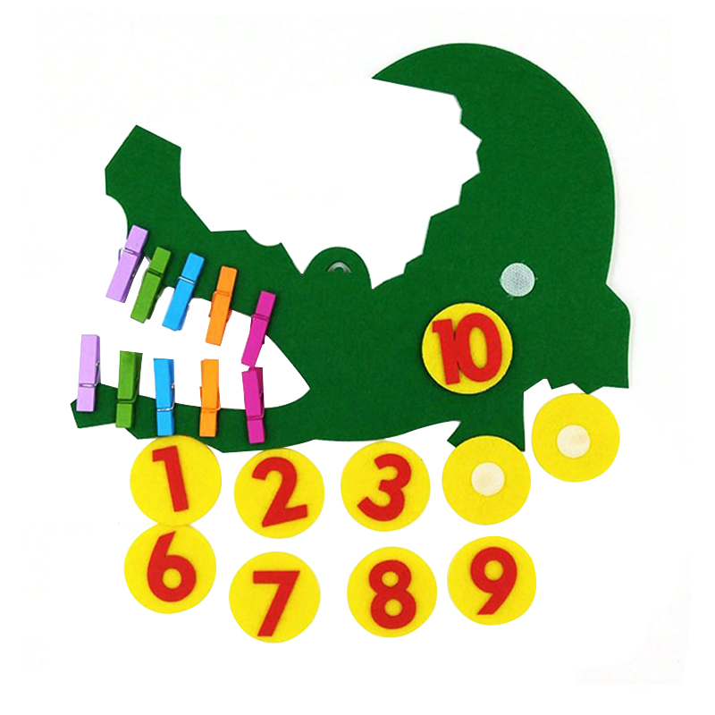 Kinder DIY Frühe Bildung Kinder Spielzeug Montessori Lehrmittel Zu Lernen Filz Praktische Mathematik Spielzeug Liefert für Kindergarten