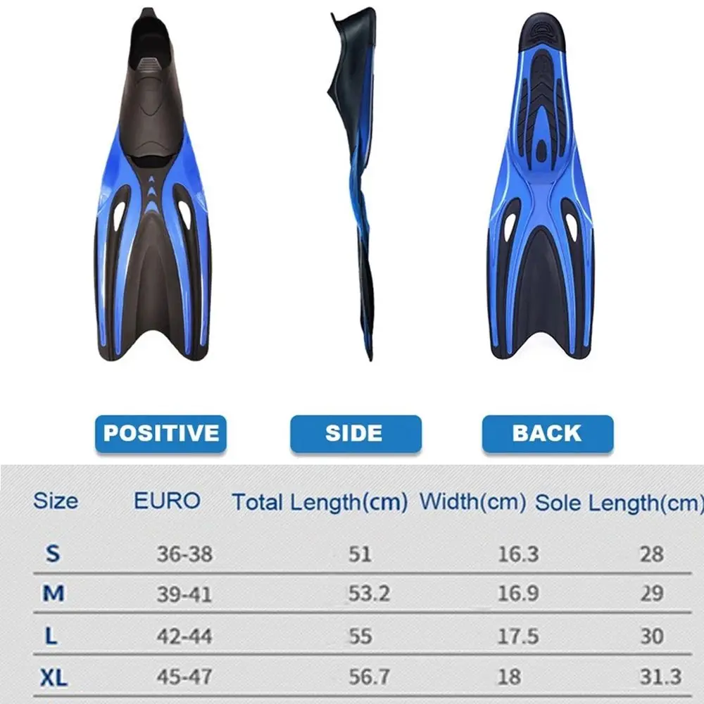 Adult Flexible Comfort TPR Non-Slip Swimming Diving Fins Rubber Snorkeling Swim Flippers Water Sports Beach Shoes