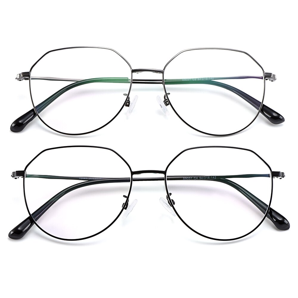 Gepolariseerde clip-on zonnebril voor dames, vierkant, ultralicht, titaniumlegering, zonnebril, montuur, heren, optische bril  s9331