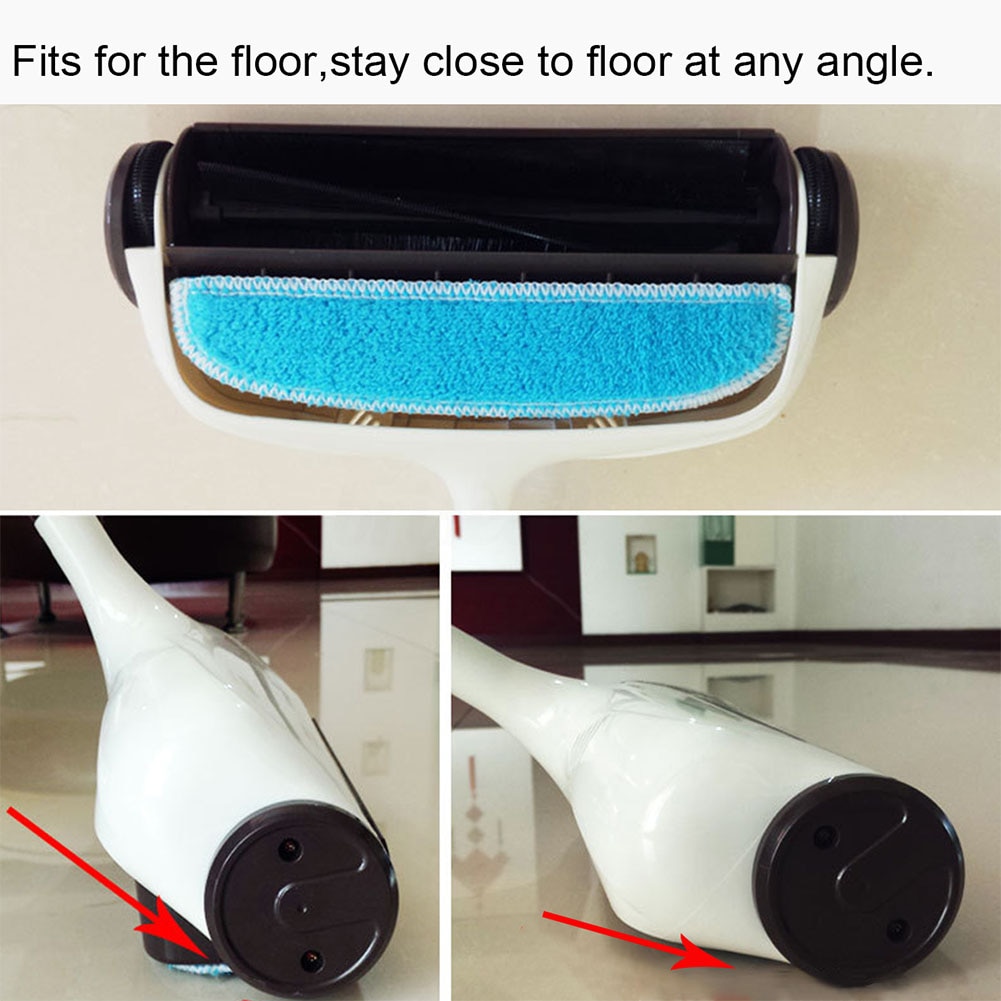 Dust Removal Hair Floor Cleaning Carpet Household Handheld Sweeper Cordless Broom Anti Scratch Mop Multifunction Water Absorb